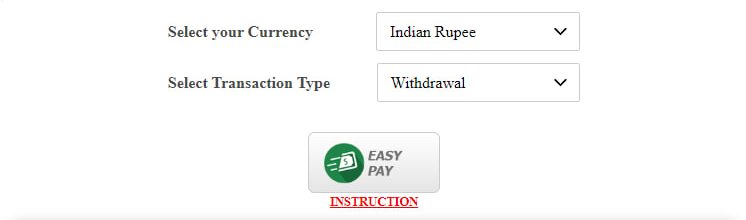 Withdraw 12bet Select method